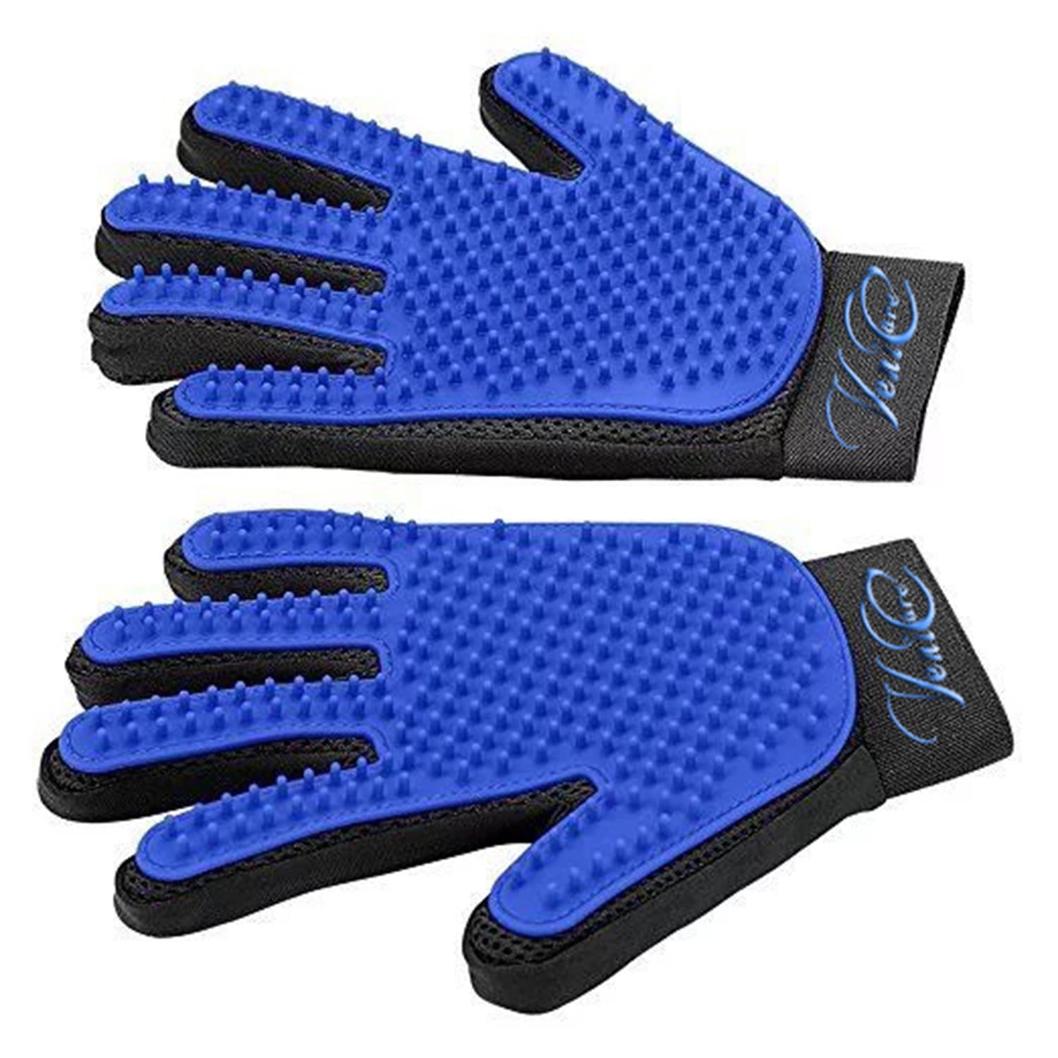 Pet Deshedding Glove – Gentle Grooming & Hair Remover Mitt for Dogs & Cats